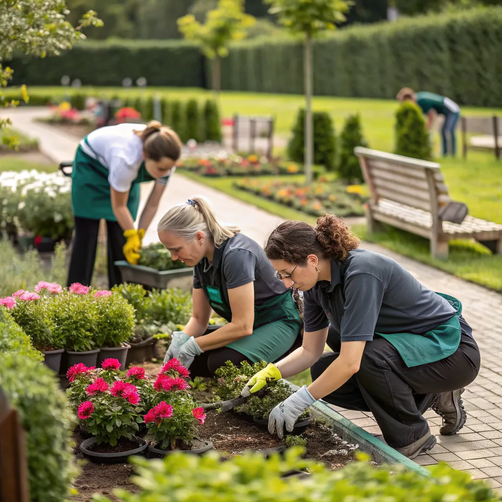ZORNELITHO team during a gardening workshop